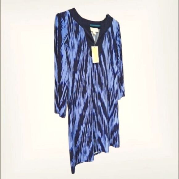 NWT Michael Kors Women's Abstract design  Tunic Dress - Picture 3 of 11